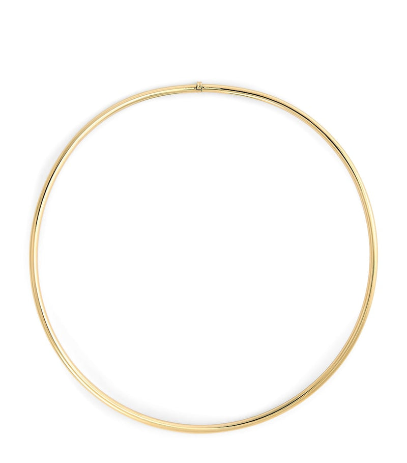 Jade Trau yellow gold 3.0 Plié collar necklace, UK version