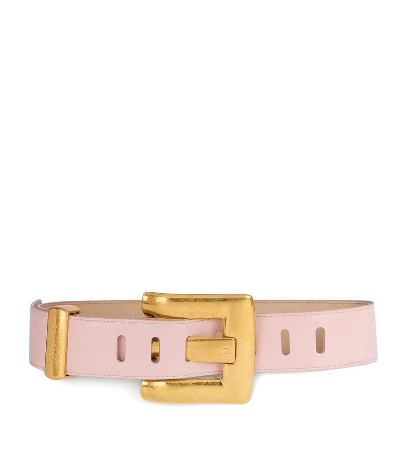 Balmain Anthem leather belt 4.5cm - British product