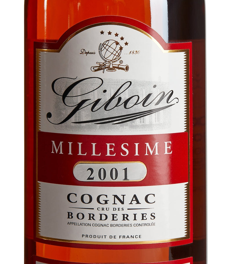 Giboin Cognac de L'Hermitage Borderies 2001 70cl, UK version