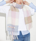 MAX&Co. check fringed scarf - British product