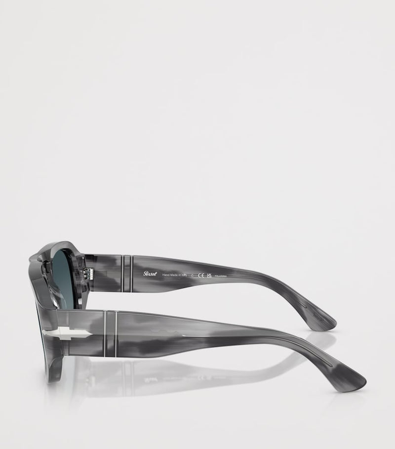 Persol Vincent Pilot acetate sunglasses, Italian design - British product