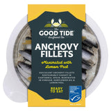 The Good Tide Seafood Co. Anchovy Fillets Marinated with Lemon Peel 100g GOODS Sainsburys