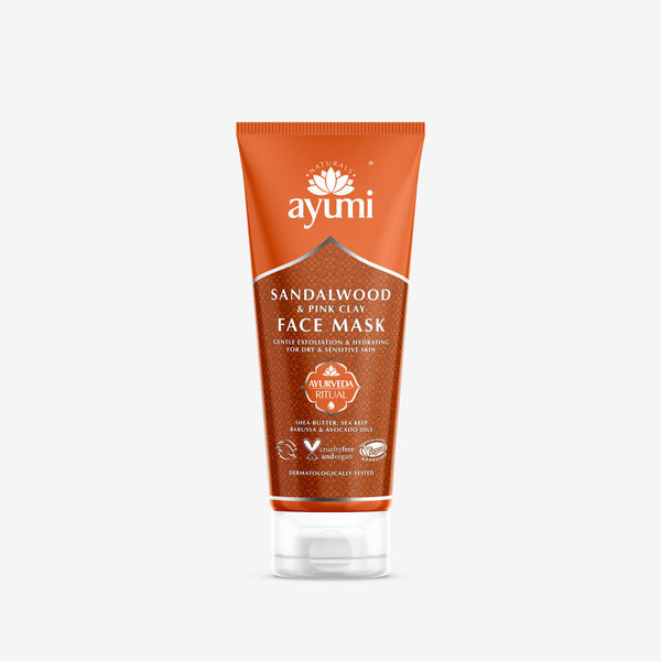 Ayumi plumping pink clay mask 100ml - British product