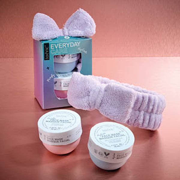 Technic face mask gift set with headband, UK version