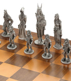 Royal Selangor War Of The Rings chess set, imported from the UK