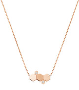 Harrods Chaumet Bee de Chaumet Rose Gold and Diamond Pendant Necklace- Buy online at McGrocer