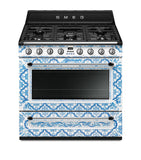 Retro Stainless Steel Fridge with Humidity Control and Temperature Zone