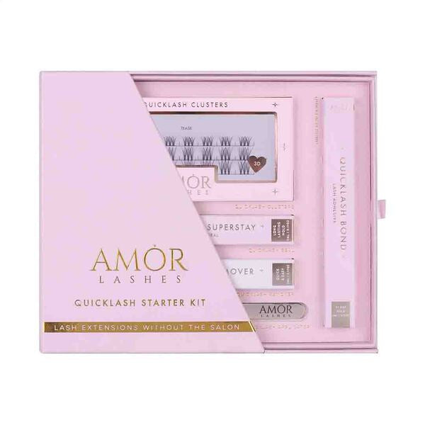 House of Amor quicklash eyelash clusters starter kit, imported from the UK