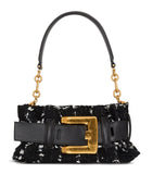 Balmain Mini Tweed Anthem shoulder bag - British product
