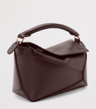 LOEWE mini leather puzzle top-handle bag, imported from the UK
