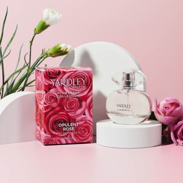 Yardley Opulent Rose Eau de Toilette 50ml (British brand)
