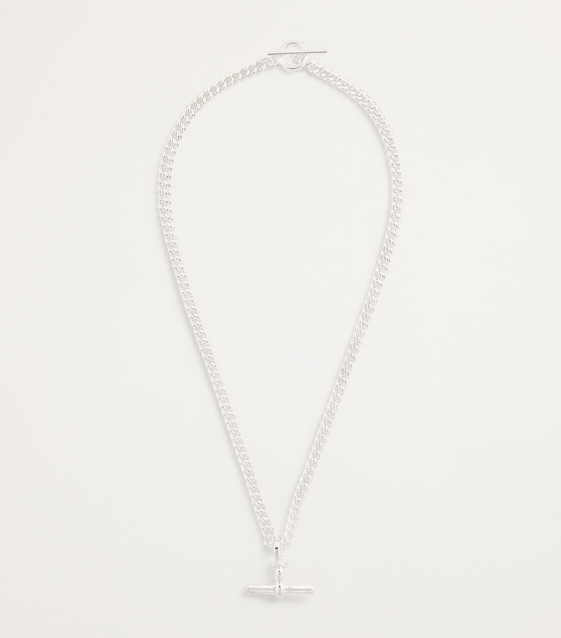 Tilly Sveaas sterling silver Curblink chain necklace - British product