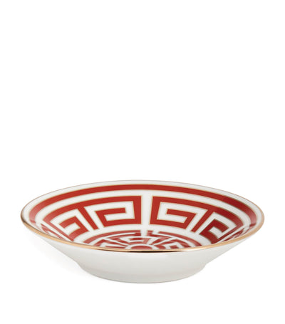 Harrods GINORI 1735 Porcelain Labirinto Scarlatto Espresso Saucer 11cm- Buy online at McGrocer