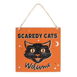 Superdrug Something Different Scaredy Cats Welcome Hanging Plaque- Buy online at McGrocer