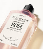 L'Occitane rose shower gel 250ml, imported from the UK
