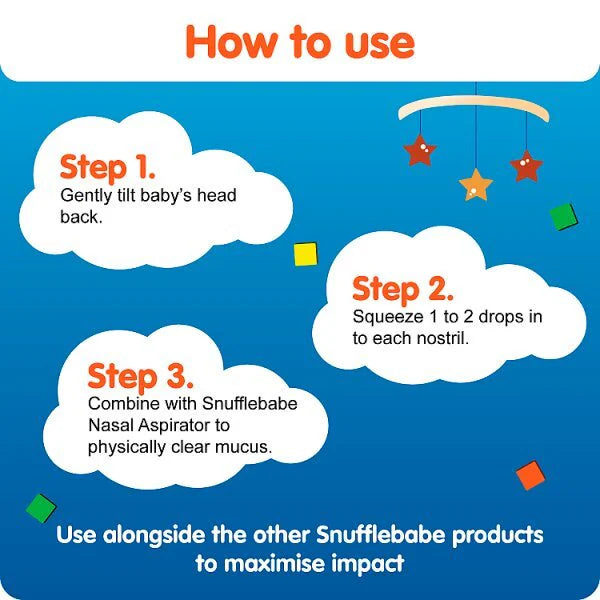 Snufflebabe Nasal Drop Solution For Infants (British brand)