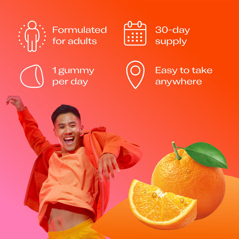 Bio-Kult 3-in-1 Biotic Blend Orange Flavoured Gummies 30 Pack - British product