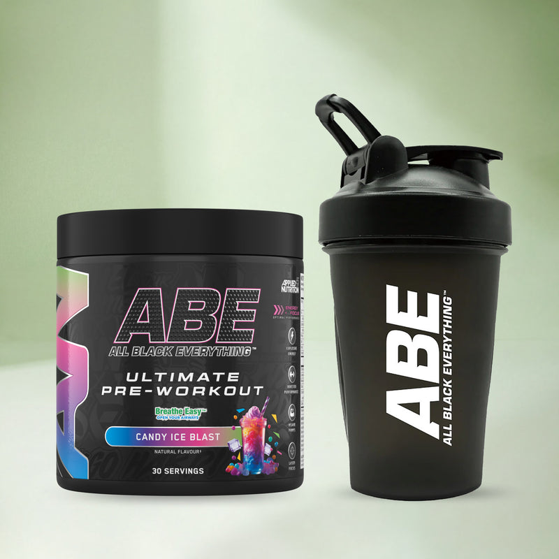 Applied Nutrition ABE pre-workout bundle Candy Ice Blast 375g, imported from the UK