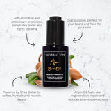 Naturally Tiwa AGU beard oil 30ml, imported from the UK