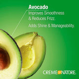 Creme of Nature honey avocado styling mousse 207ml - British product