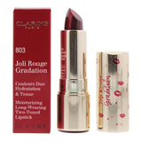Superdrug Clarins Joli Rouge Gradation Two-Toned Lipstick Plum 803 3.5g- Buy online at McGrocer