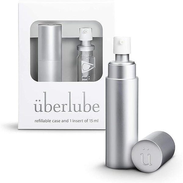 Uberlube Silicone Lubricant Good-to-Go Traveler Set GOODS Superdrug Silver