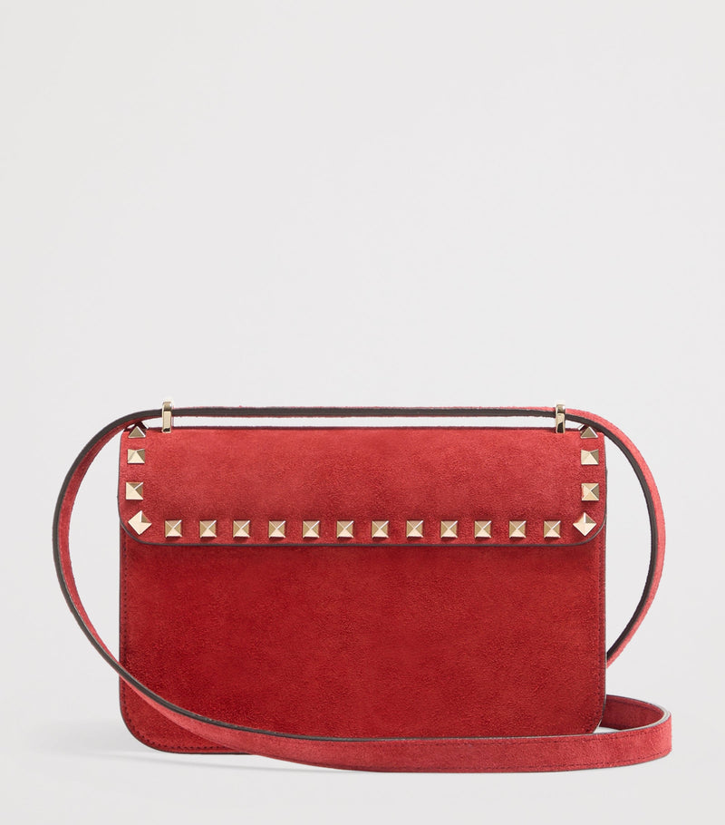 Valentino Garavani Rockstud small split leather shoulder bag, imported from the UK