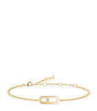 Messika Move Uno yellow gold diamond bracelet 18cm, UK version