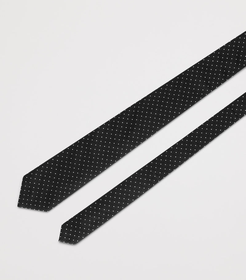 Dolce & Gabbana silk polka-dot tie 8cm, imported from the UK