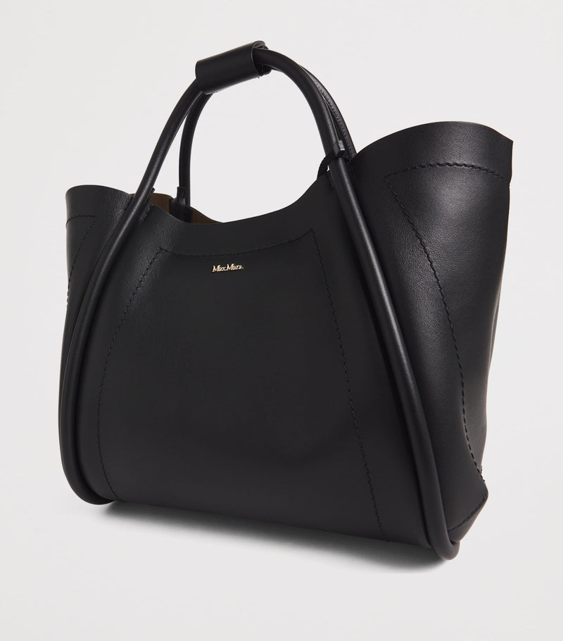 Max Mara Marine top-handle bag in calf leather - British product