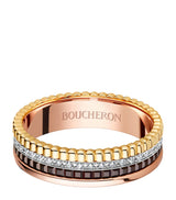 Harrods Boucheron Quatre Classique Ring in Extra Small Mixed Gold- Buy online at McGrocer