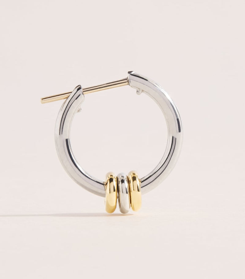 Spinelli Kilcollin Ara Core hoop earrings sterling silver gold (British brand)
