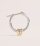 Spinelli Kilcollin Ara Core hoop earrings sterling silver gold (British brand)