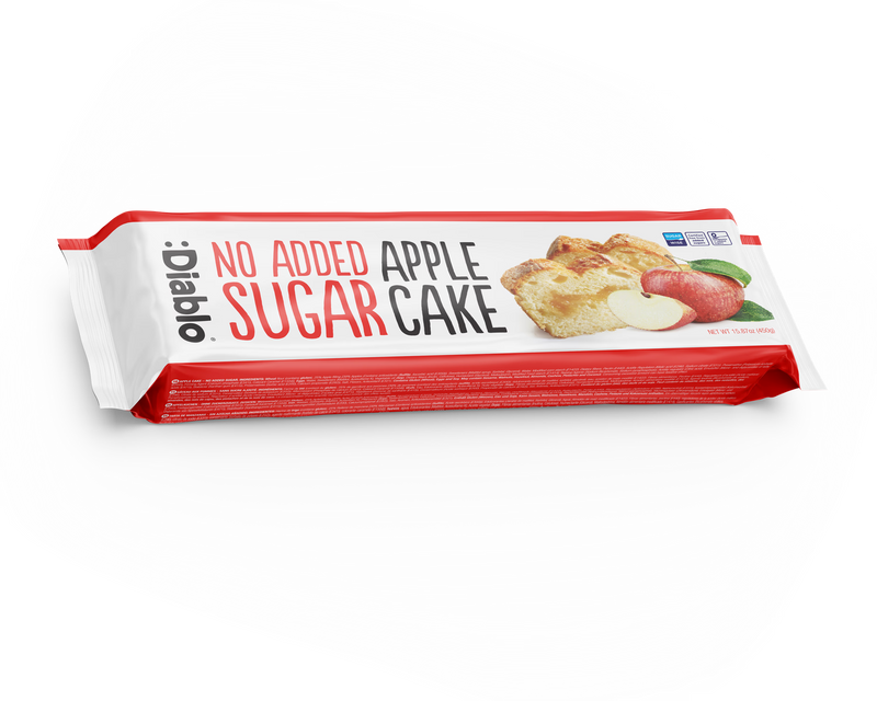 Diablo no added sugar apple cake 450g, UK version