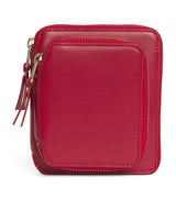 Harrods Comme des Garçons Leather Zipped Wallet- Buy online at McGrocer