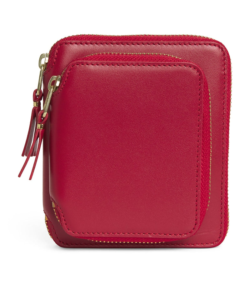 Comme des Garçons leather zipped wallet - British product
