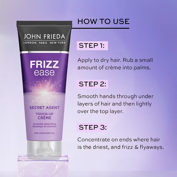 John Frieda Secret Agent Flawless Finishing Crème 100ml (British brand)