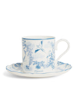 Harrods Harrods Fine Bone China Toile Espresso Cup and Saucer- Buy online at McGrocer