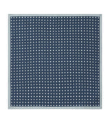 Harrods Canali Silk Medallion Print Pocket Square 33cm x 33cm- Buy online at McGrocer