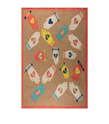 Harrods Saved NY Cashmere Hand and Heart Throw 130cm x 180cm- Buy online at McGrocer