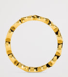 Anita Ko yellow gold diamond bezeled ring, UK version