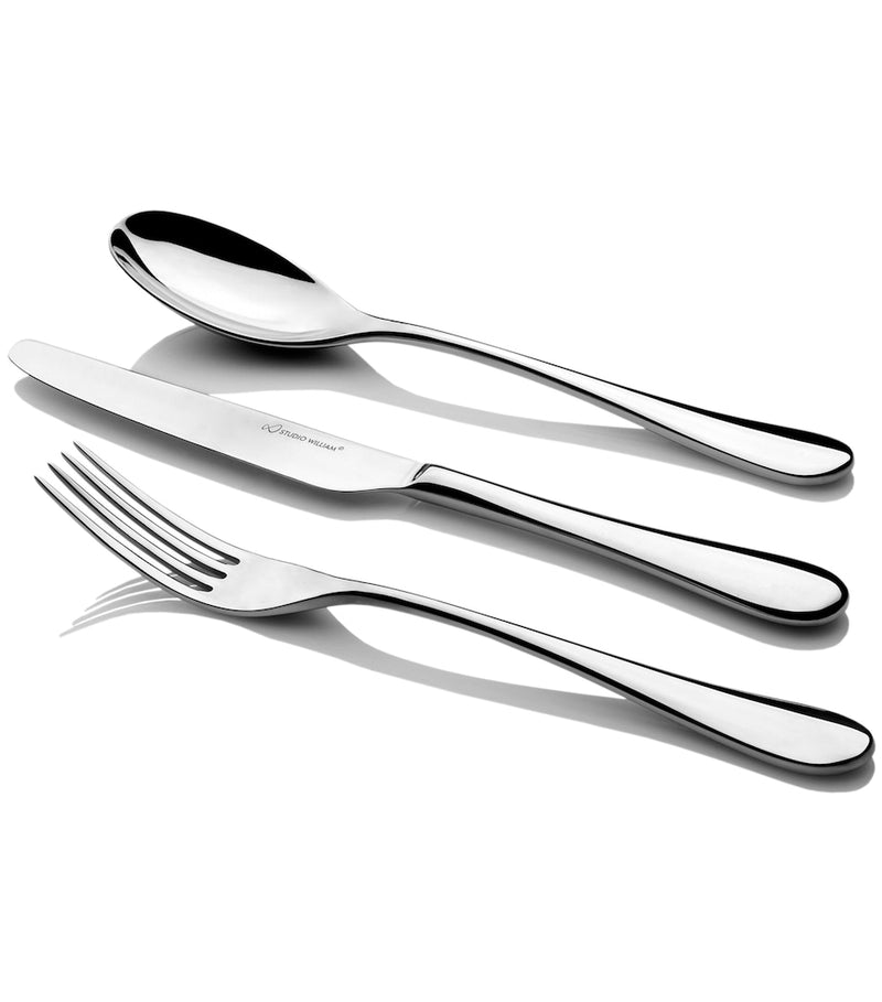 Studio William mirrored Mulberry 84-piece cutlery set (British brand)