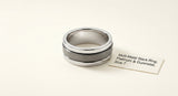 Cartier Trinity ring 18kt white gold ceramic, imported from the UK