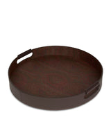 Harrods Etro Cotton-Blend and Leather Arnica Round Tray, 42.5cm- Buy online at McGrocer