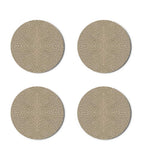 Hestia Prestige Round Coasters set of 4, UK version