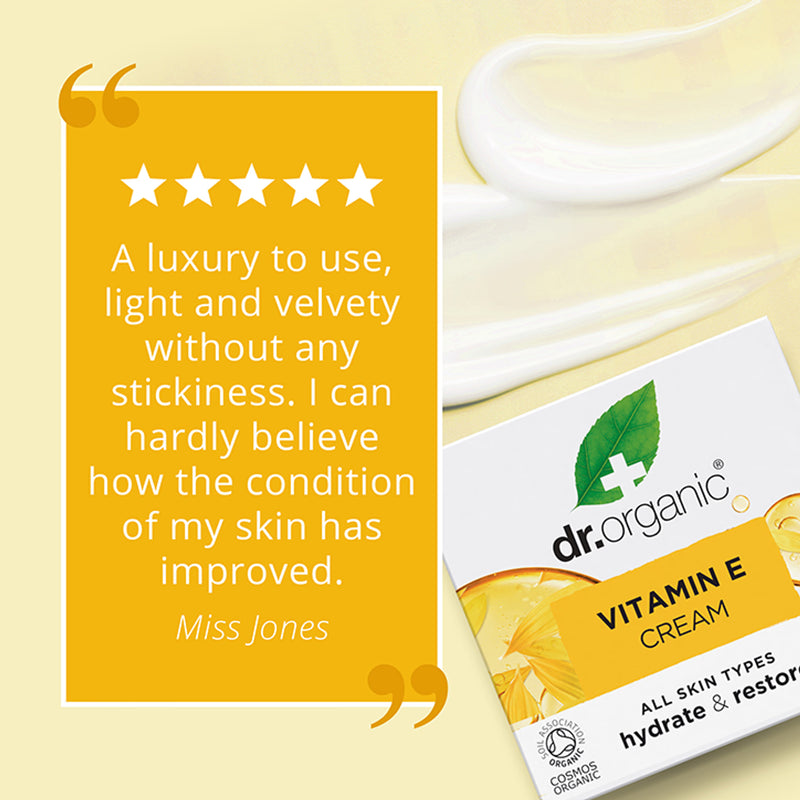 Dr Organic Vitamin E cream 50ml - British product