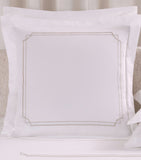 Frette Layering Embroidery pillow sham 65cm x 65cm (British brand)