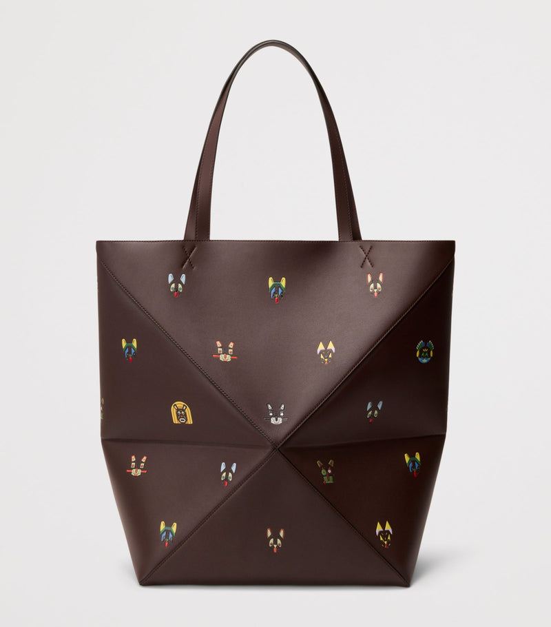 LOEWE Louis Wain XL calfskin puzzle fold tote bag (British brand)