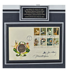 Leipzig Galleries framed display Grace Kelly signed letter 104cm x 69cm (British brand)