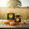 BioHoney organic raw honeycomb wildflowers 200g (British brand)